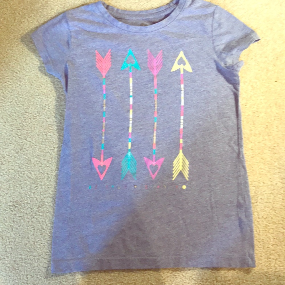 Purple arrow shirt